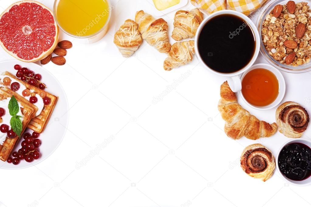 Breakfast table.top view Stock Photo by kiboka 120252594