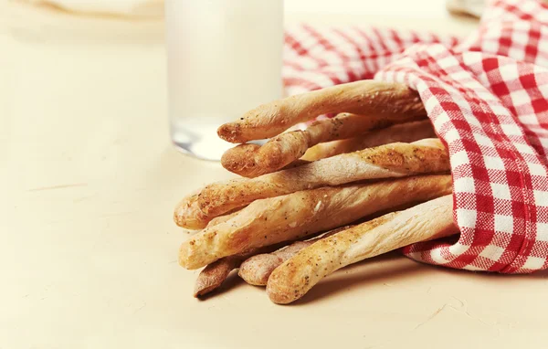 Grissini. traditionele Italiaanse breadsticks — Stockfoto