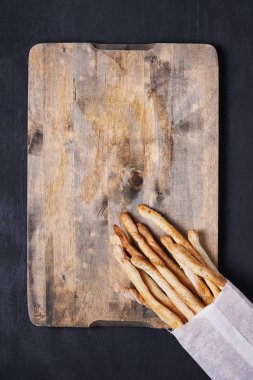 Kesme tahtası. Üst görünüm