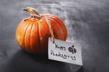 kabak ve Şükran günü kartı