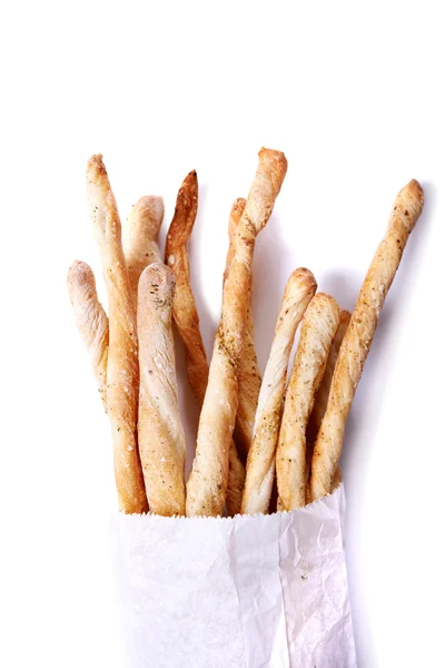 Grisini. geleneksel İtalyan ekmeği — Stok fotoğraf