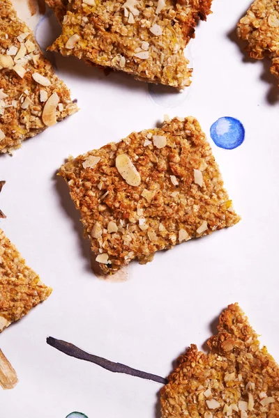 Galletas de avena en copos — Foto de Stock