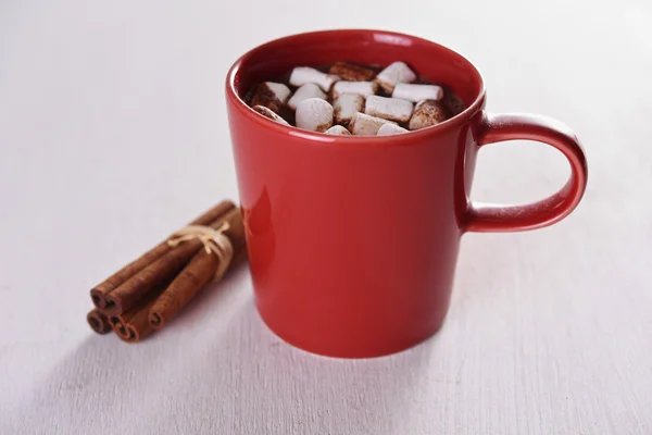 Kakao mit Marshmallows — Stockfoto