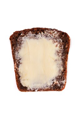 Tereyağlı ekmek dilimi