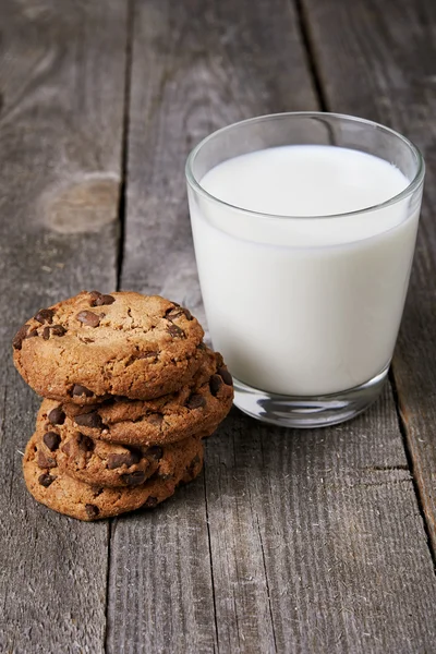 Milk and cookie Stock Picture