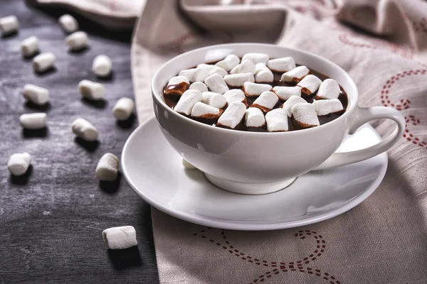 Filiżanka gorącej czekolady — Zdjęcie stockowe