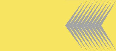 Sarı arka planda gri oklar var. 2021 Yılının Renk Eğilimi