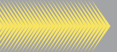 Gri arkaplandaki soyut sarı çizgilerin tasviri. 