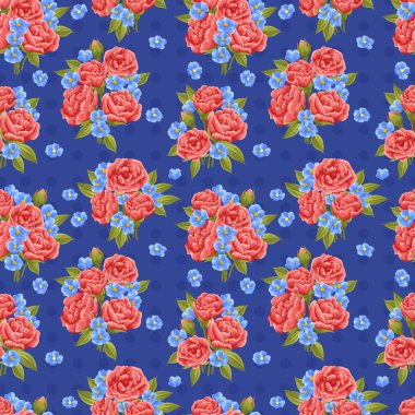 güzel güller ile Seamless Modeli