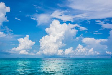 Bulut gökyüzü deniz mavi 