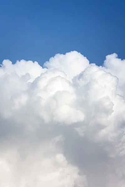 Above cloud blue sky background only — Stock Photo, Image