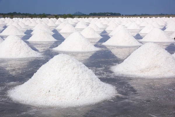 Fondo de campos de sal — Foto de Stock
