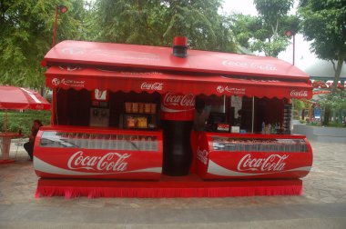 Coca Cola booth
