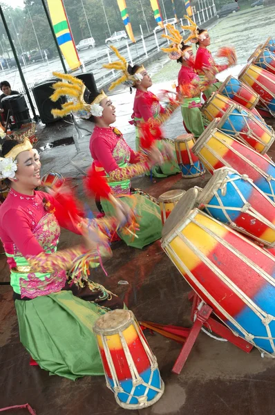 Danza di Rampak Kendang — Foto Stock