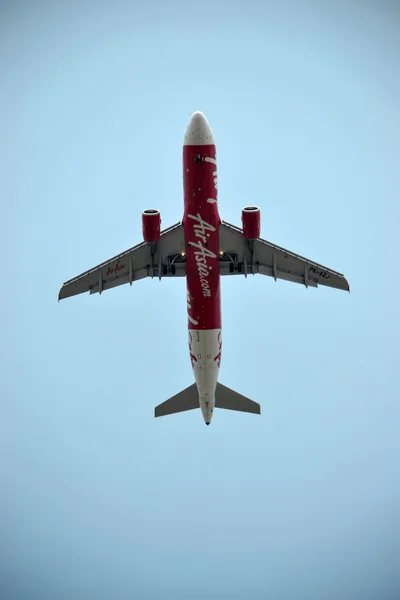 Air asia samolotem — Zdjęcie stockowe