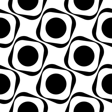 Sorunsuz kare ve daire desen