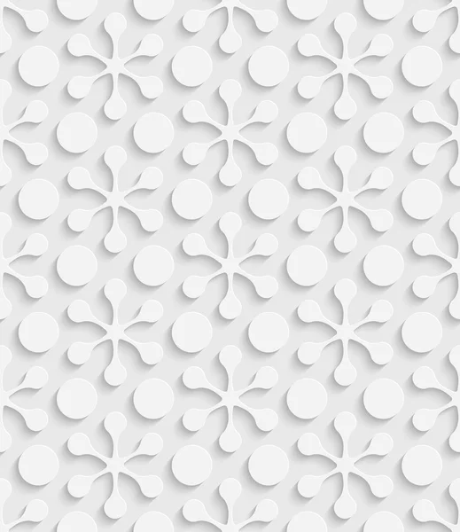 Bezešvé snowflake vzor — Stockový vektor