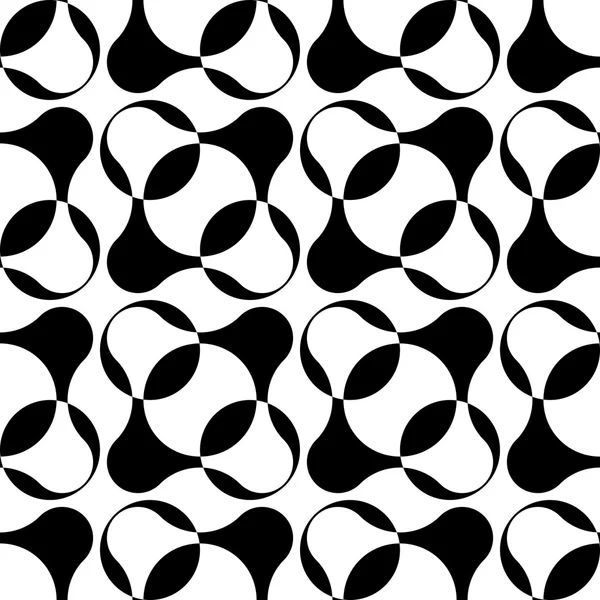 Seamless Curved Shape Pattern — Stock Vector