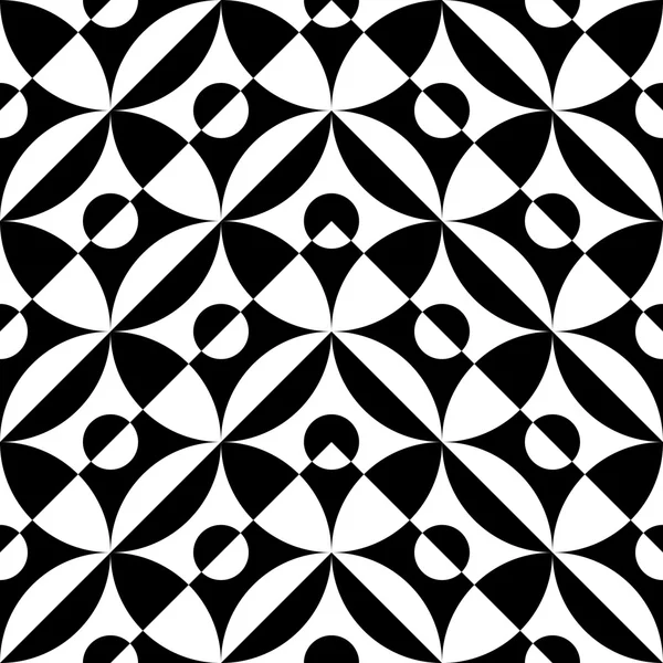 Cercle sans couture et motif ZigZag — Image vectorielle