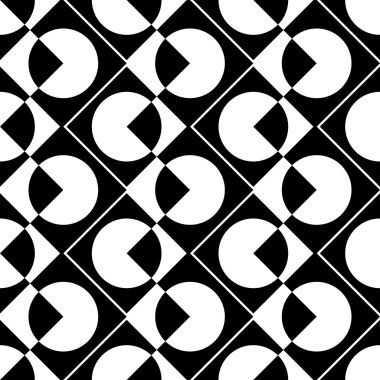 Kesintisiz Daire ve zikzak desen