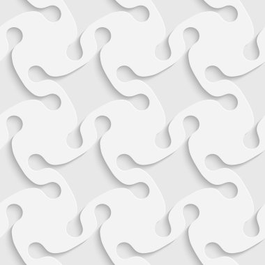 Sorunsuz kavisli şekli desen