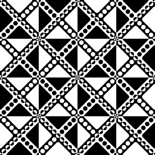 Kesintisiz Daire ve üçgen desen