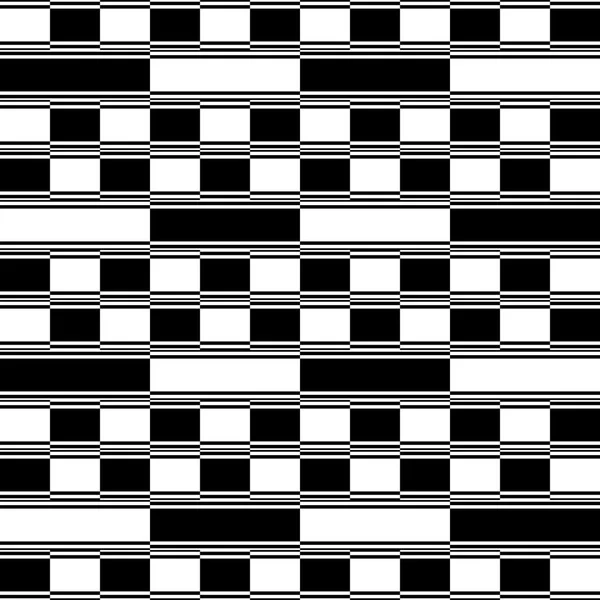 Seamless Square and Stripe Pattern — Stock Vector