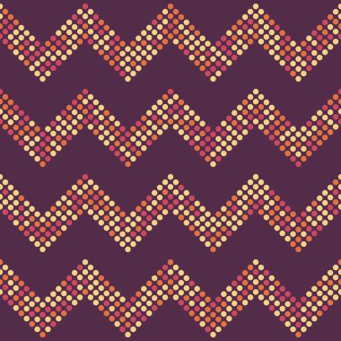 Dikişsiz zikzak desen