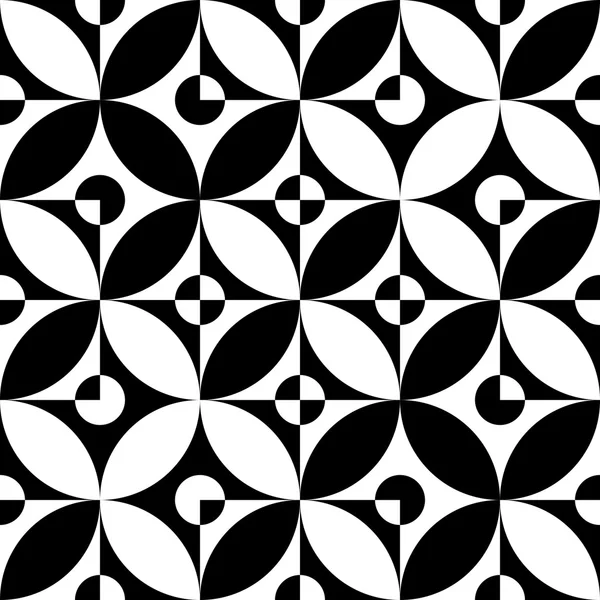 Cercle sans couture et motif carré — Image vectorielle