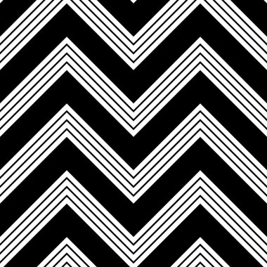 Dikişsiz zikzak desen