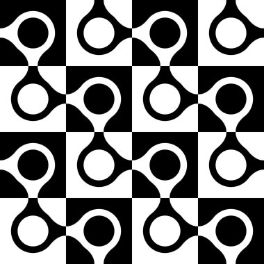 Sorunsuz kare ve daire desen