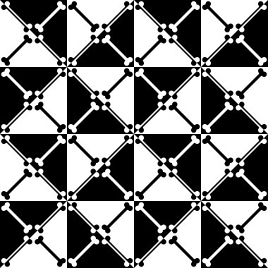 Sorunsuz üçgen ve kare desen