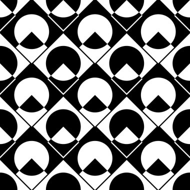 Sorunsuz kare ve daire desen