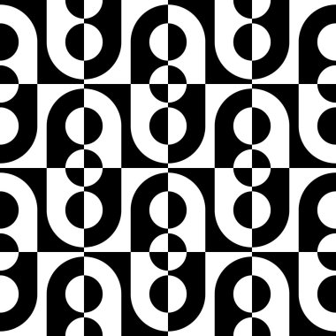 Sorunsuz kare ve daire desen