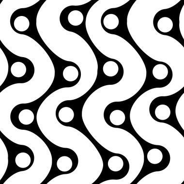 Kesintisiz Daire ve zikzak desen