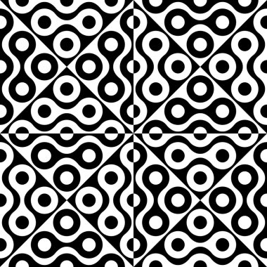 Sorunsuz kavisli şekli desen