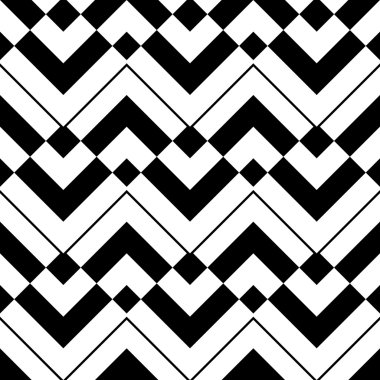 Dikişsiz zikzak desen