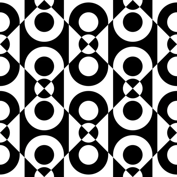 Rayures sans couture et motif cercle — Image vectorielle