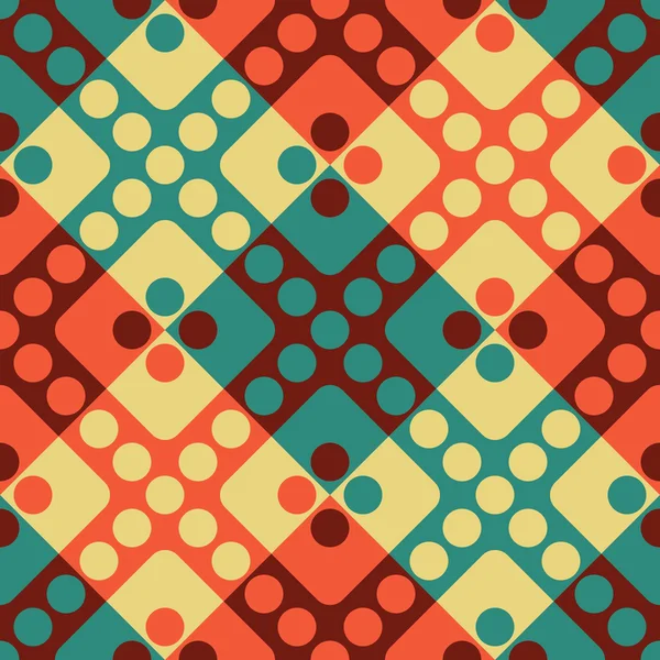 Sorunsuz çapraz şerit ve daire desen