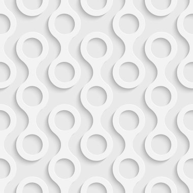 Sorunsuz kavisli şekli desen