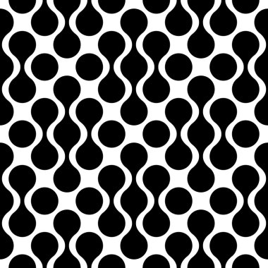 Sorunsuz kavisli şekli desen