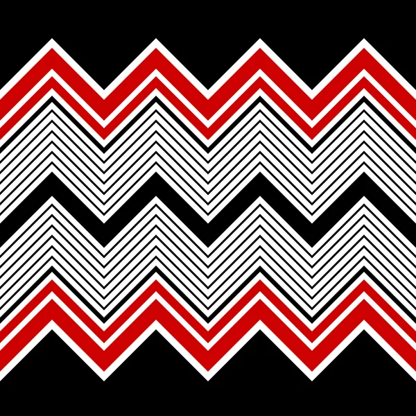 Naadloze zigzag patroon — Stockvector