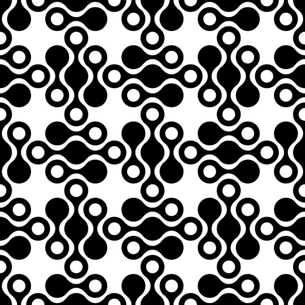 Seamless Curved Shape Pattern