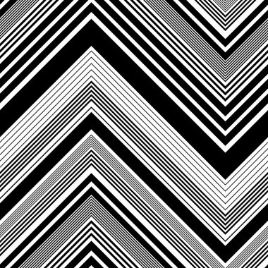 Dikişsiz zikzak desen