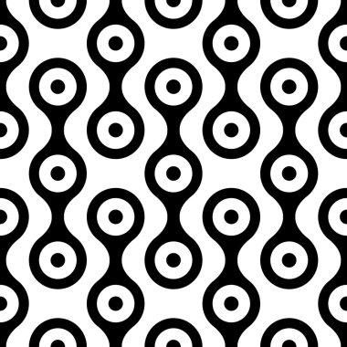 Sorunsuz kavisli şekli desen