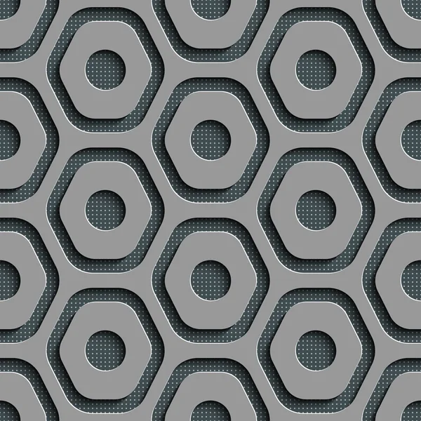 Modèle hexagonal sans couture — Image vectorielle