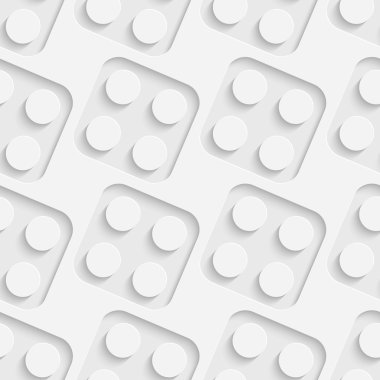 Sorunsuz kare ve daire desen