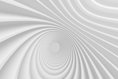 3D Beyaz dairesel İnşaat