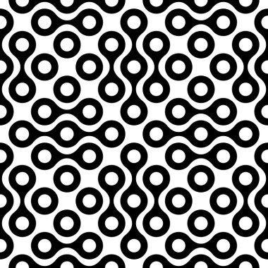 Sorunsuz kavisli şekli desen