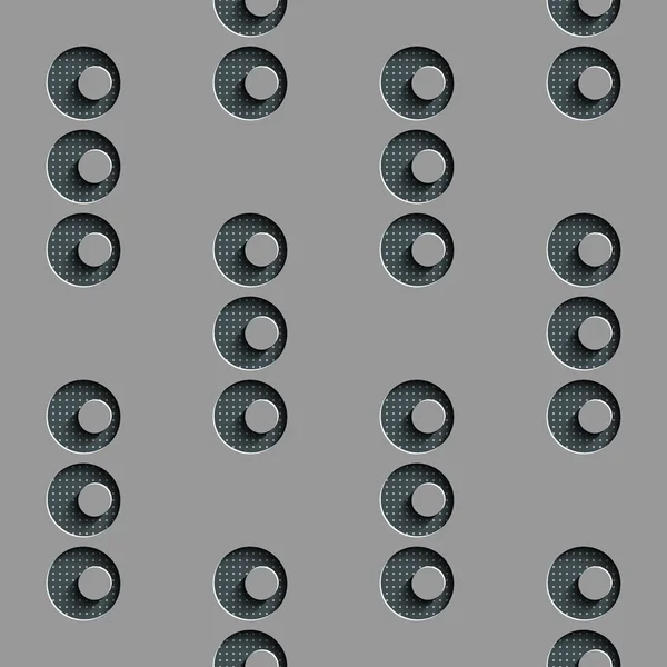 Padrão de círculo sem costura —  Vetores de Stock